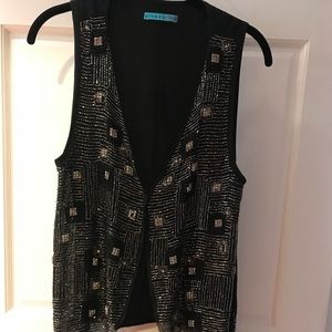 Black sequence vest!